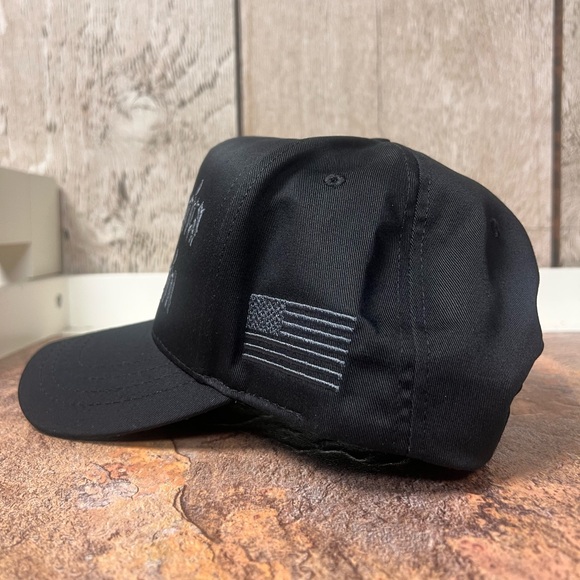 Donald Trump Cali-Fame Official Elon Dark Gothic MAGA Hat Limited Edition Cap - Picture 2 of 8